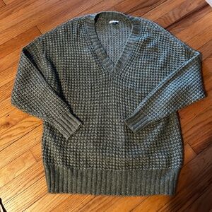 American Eagle Outfitters Olive Knit Sweater